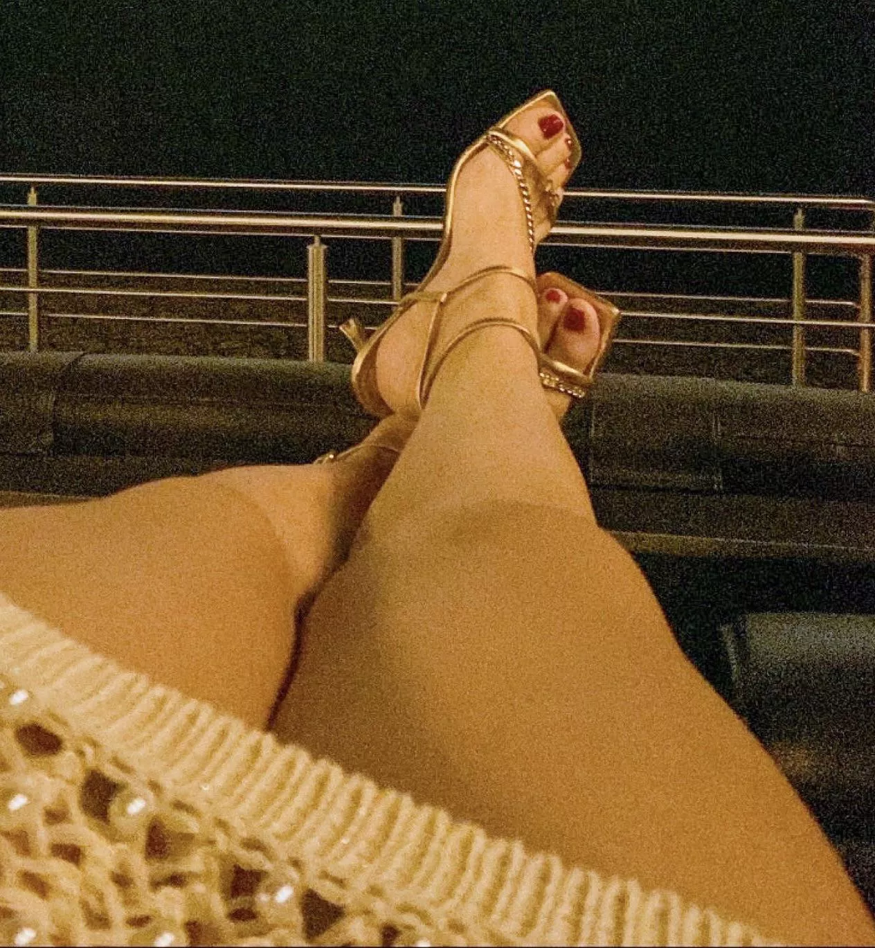 Would you like to massage my feet at the movies?