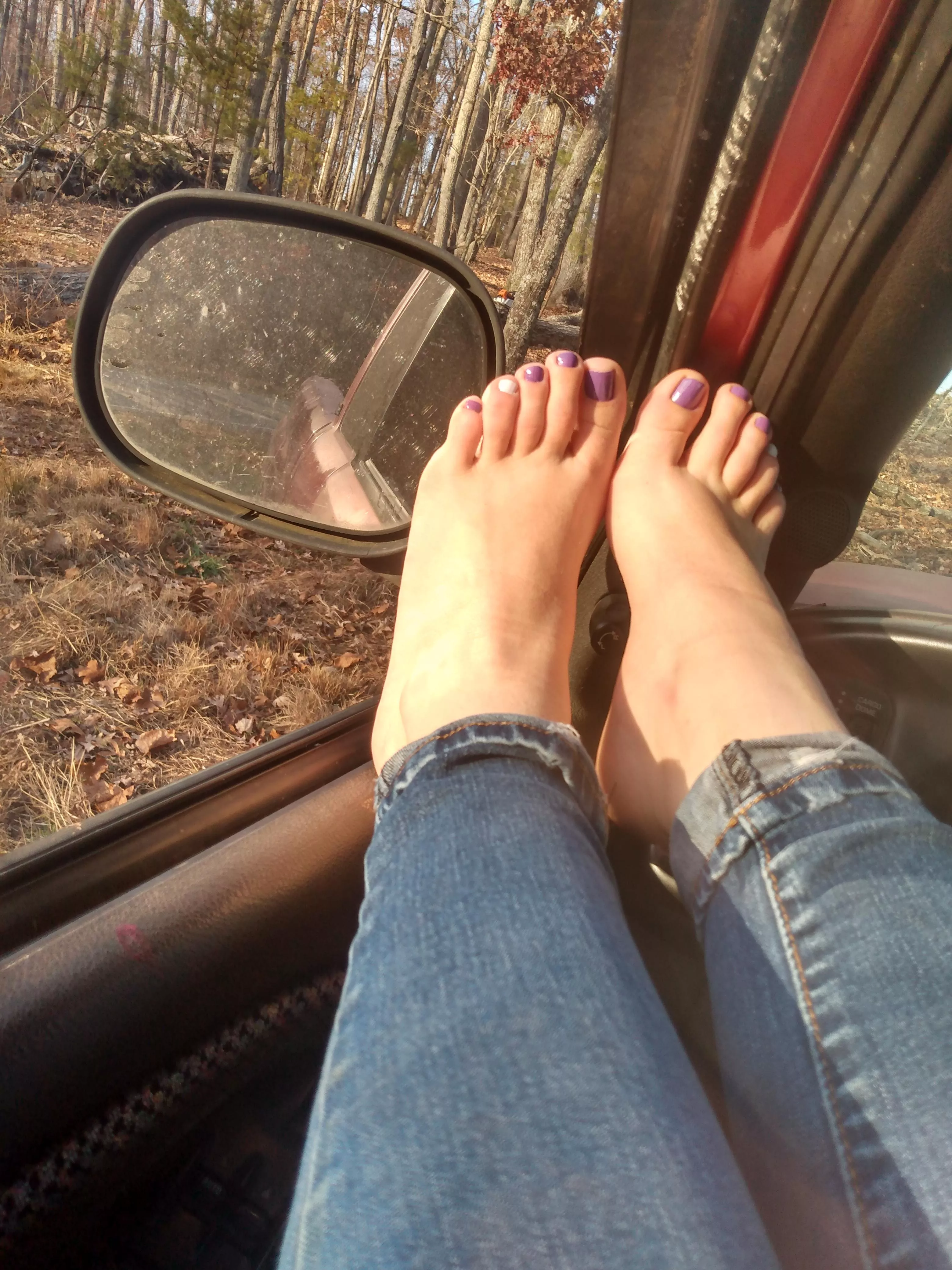 Would You Rub my Feet in The Truck At work (;