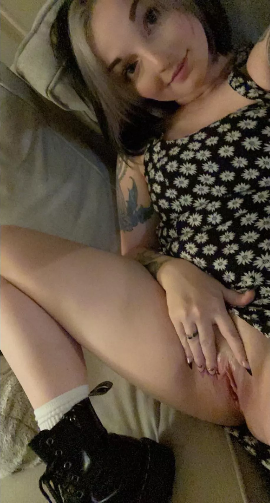 Would you still fuck my little pussy if I had my boots on?