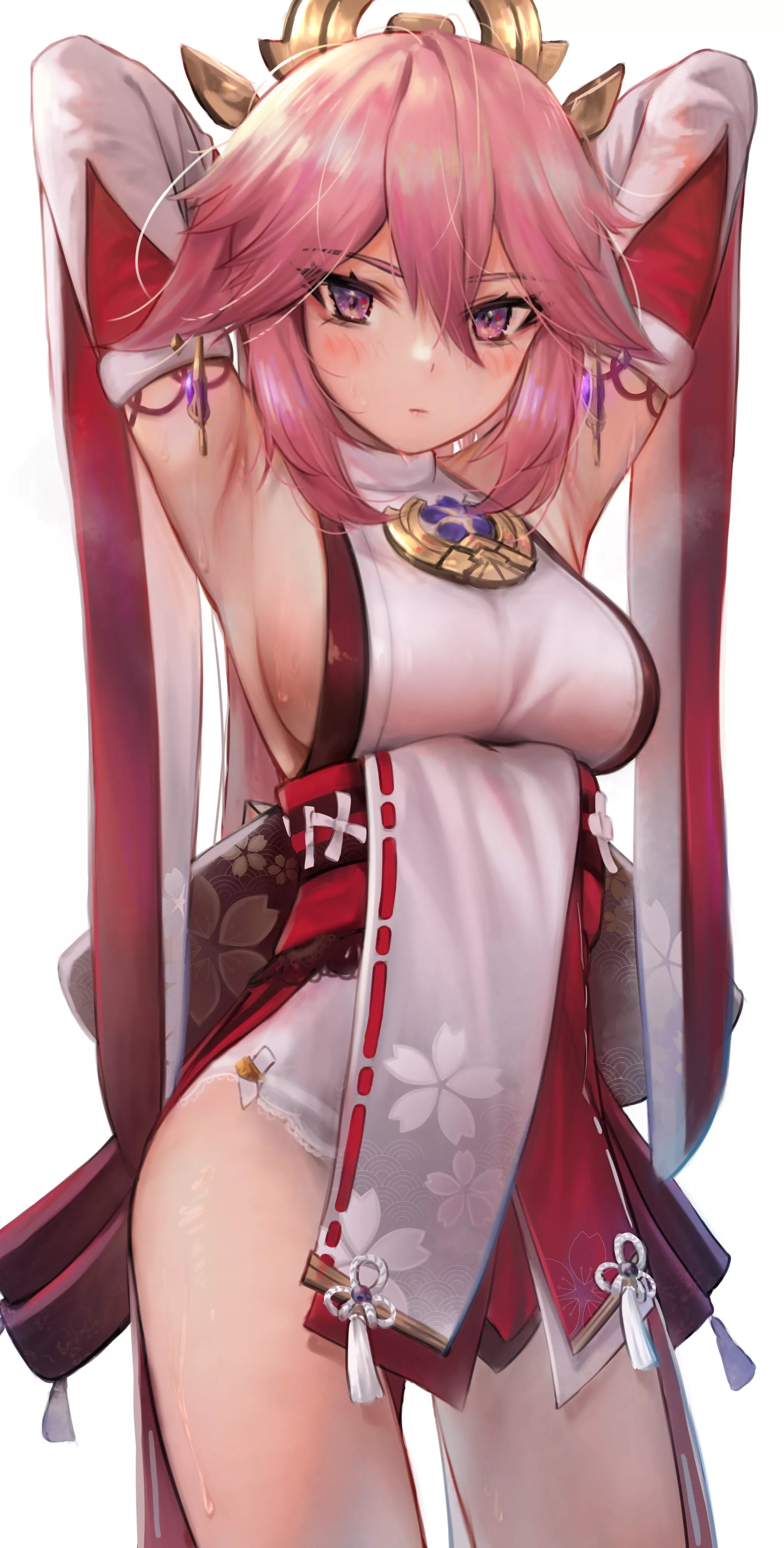 Yae has some tasty armpits