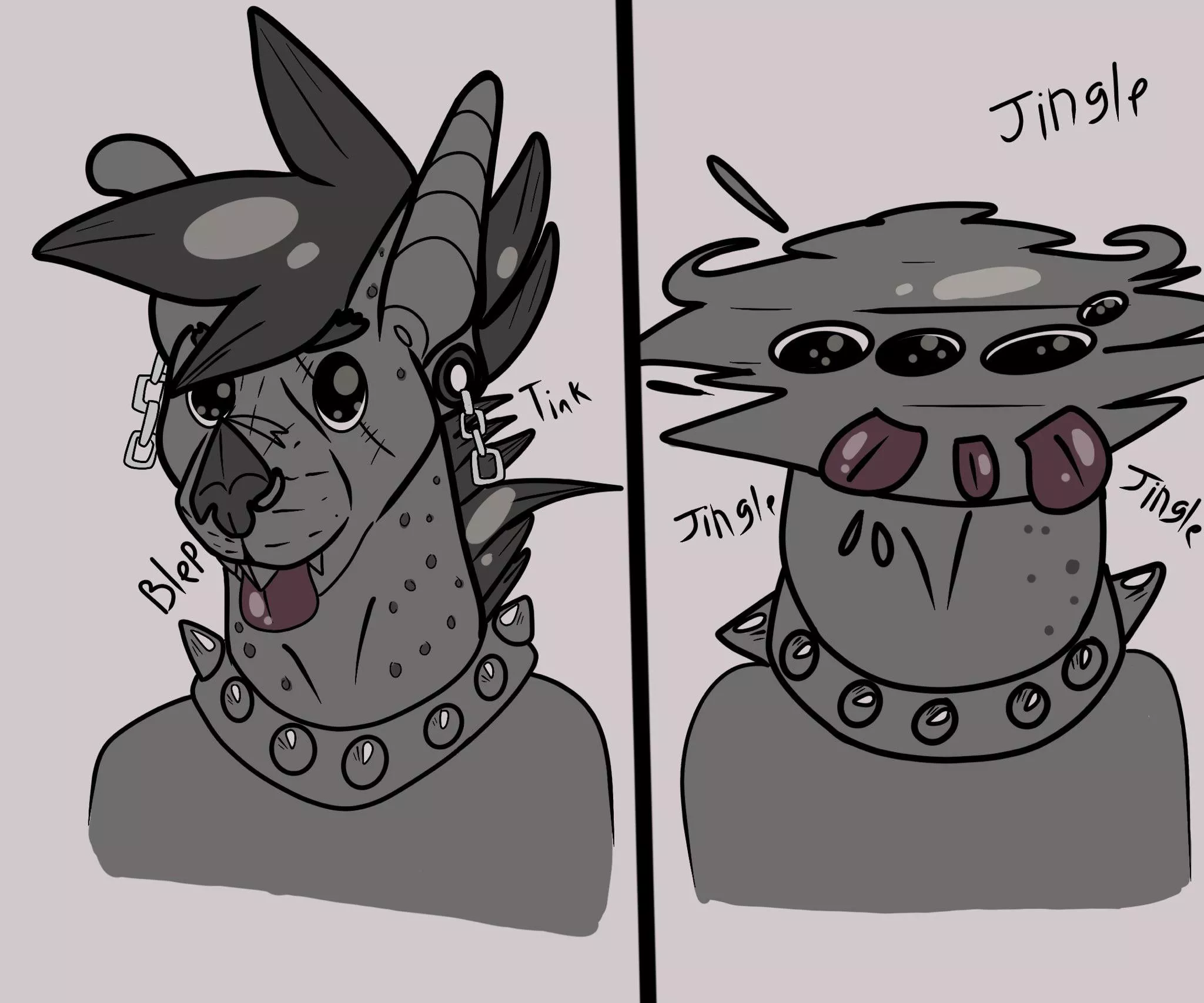 Y’all ever do the thing with dangly earrings? (Art by me)