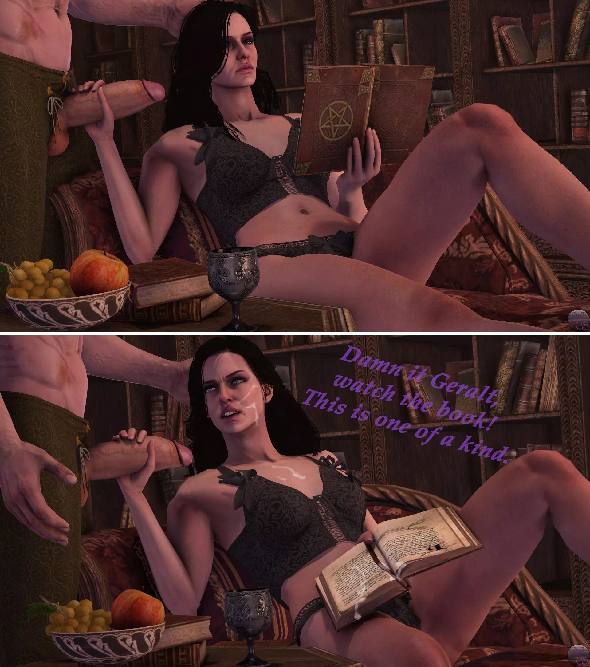 Yennefer and Geralt shenanigans (WeebSfm) [The Witcher]