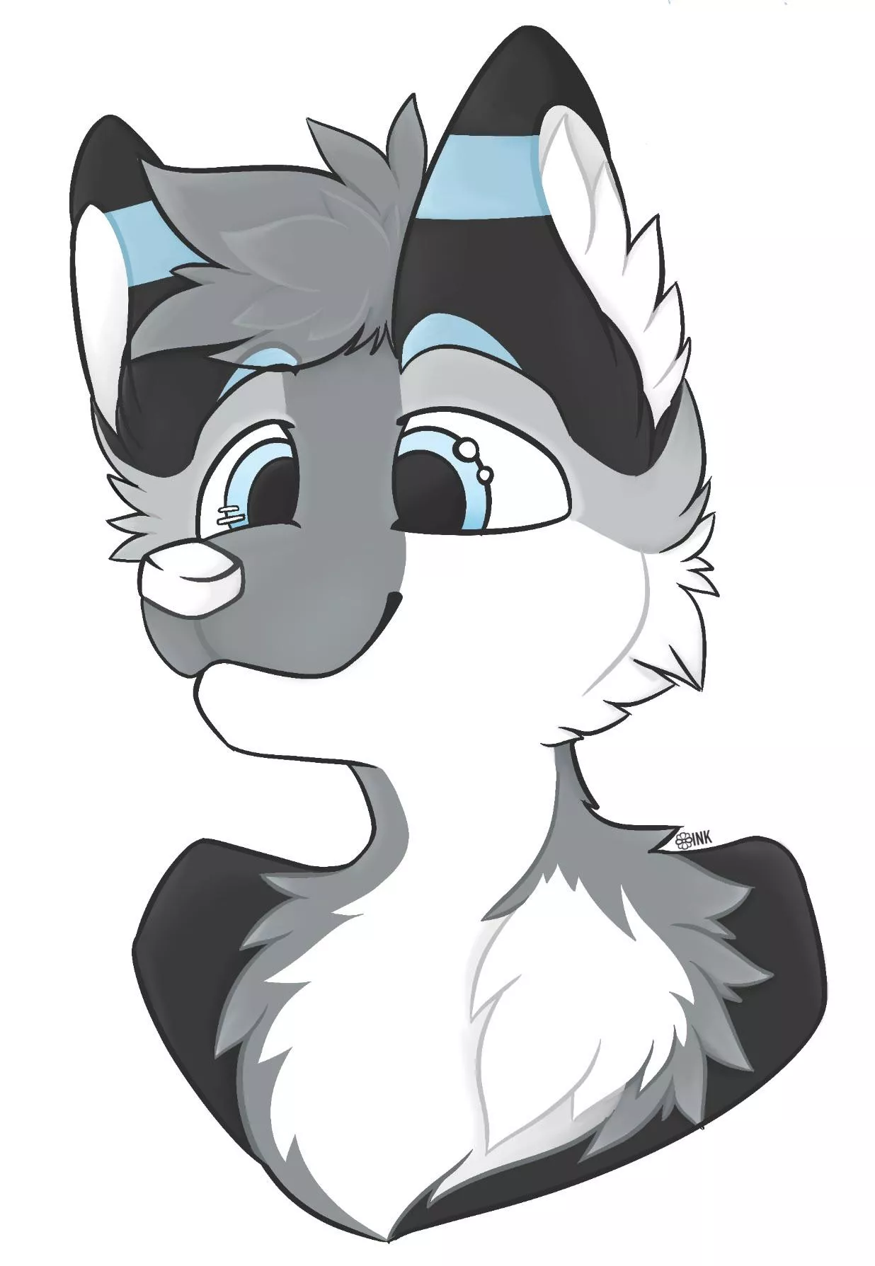 Yet another fursona has been added to my collection (Art by me)