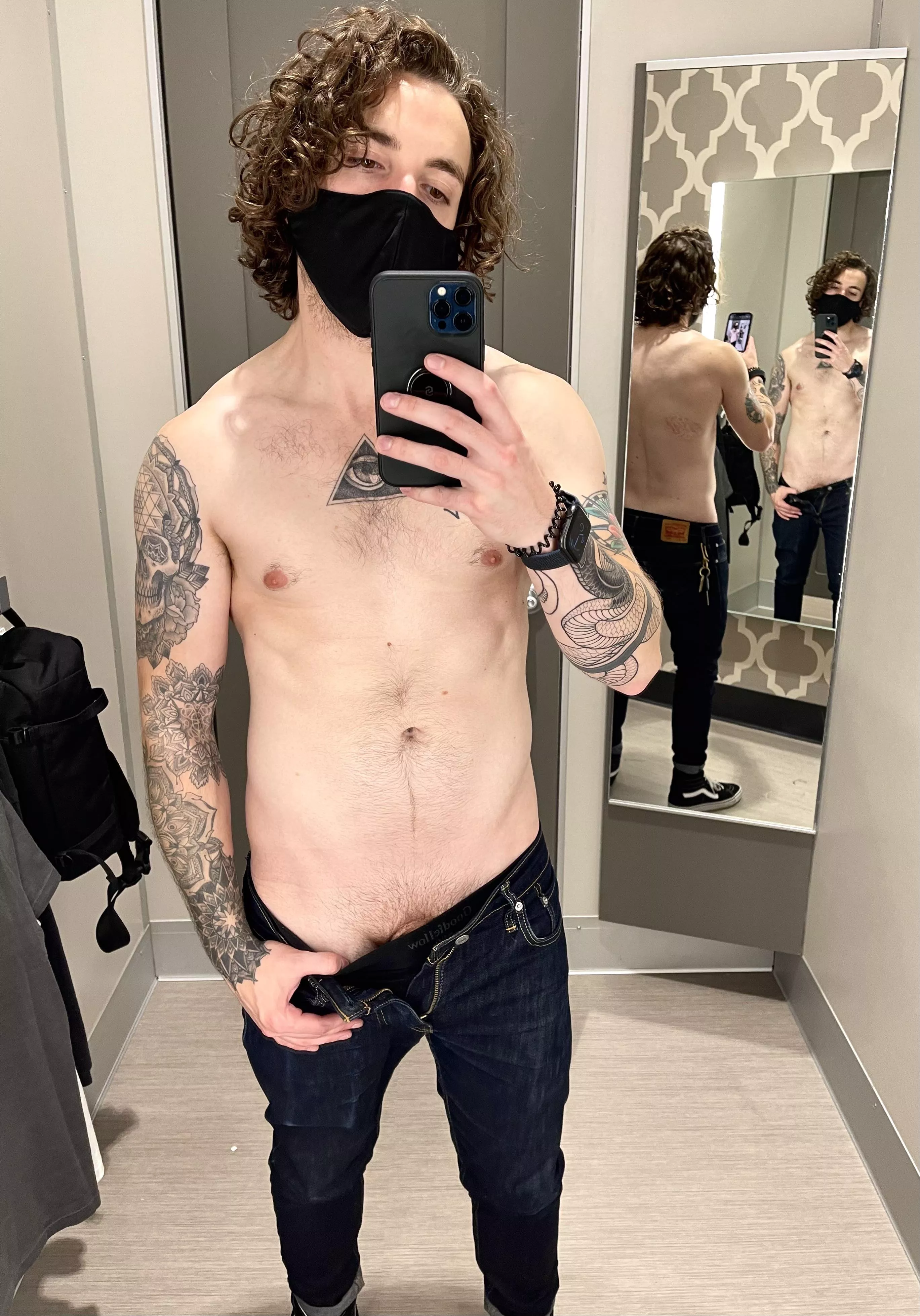 You always look better in the changing room mirror for some reason.