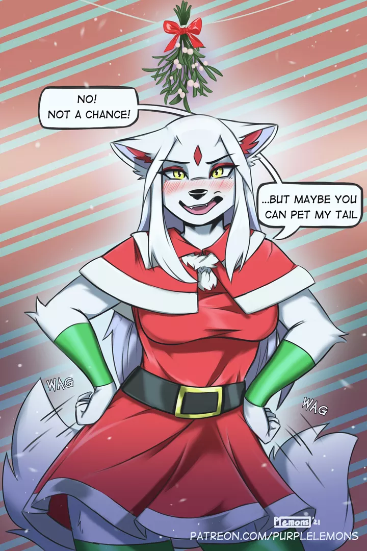 You Caught Satomi under the mistletoe 💦[Art by Me]