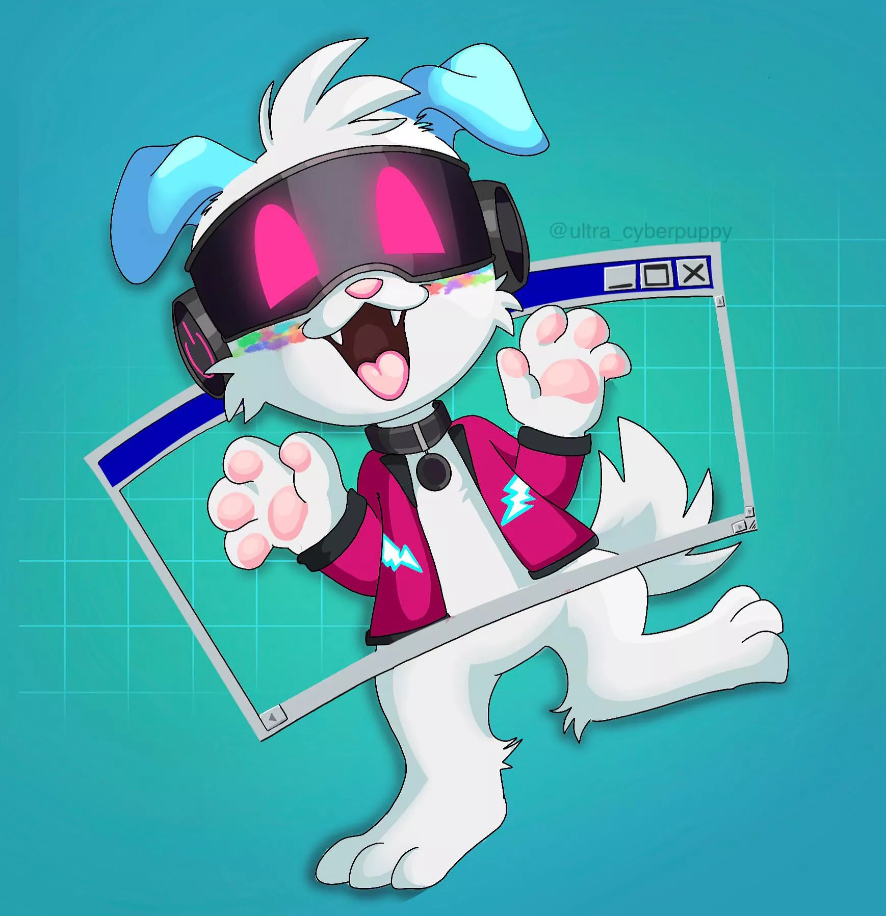 You got a message from cyberpuppy! : Woof âš¡ï¸!