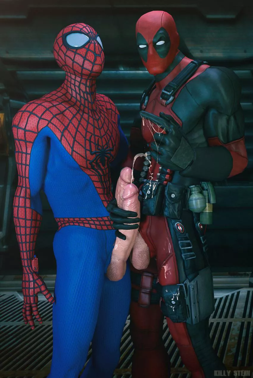 You have permission to fuck me when and how you want [Spidermand & Deadpool]