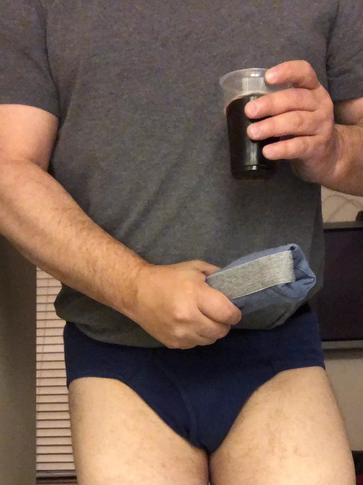 Youâ€™re probably wondering why Iâ€™ve dragged you to this lonely hotel and Iâ€™m asking you to wear a pair of my briefs and join me in a cocktail. Iâ€™m wondering the same thing myself...