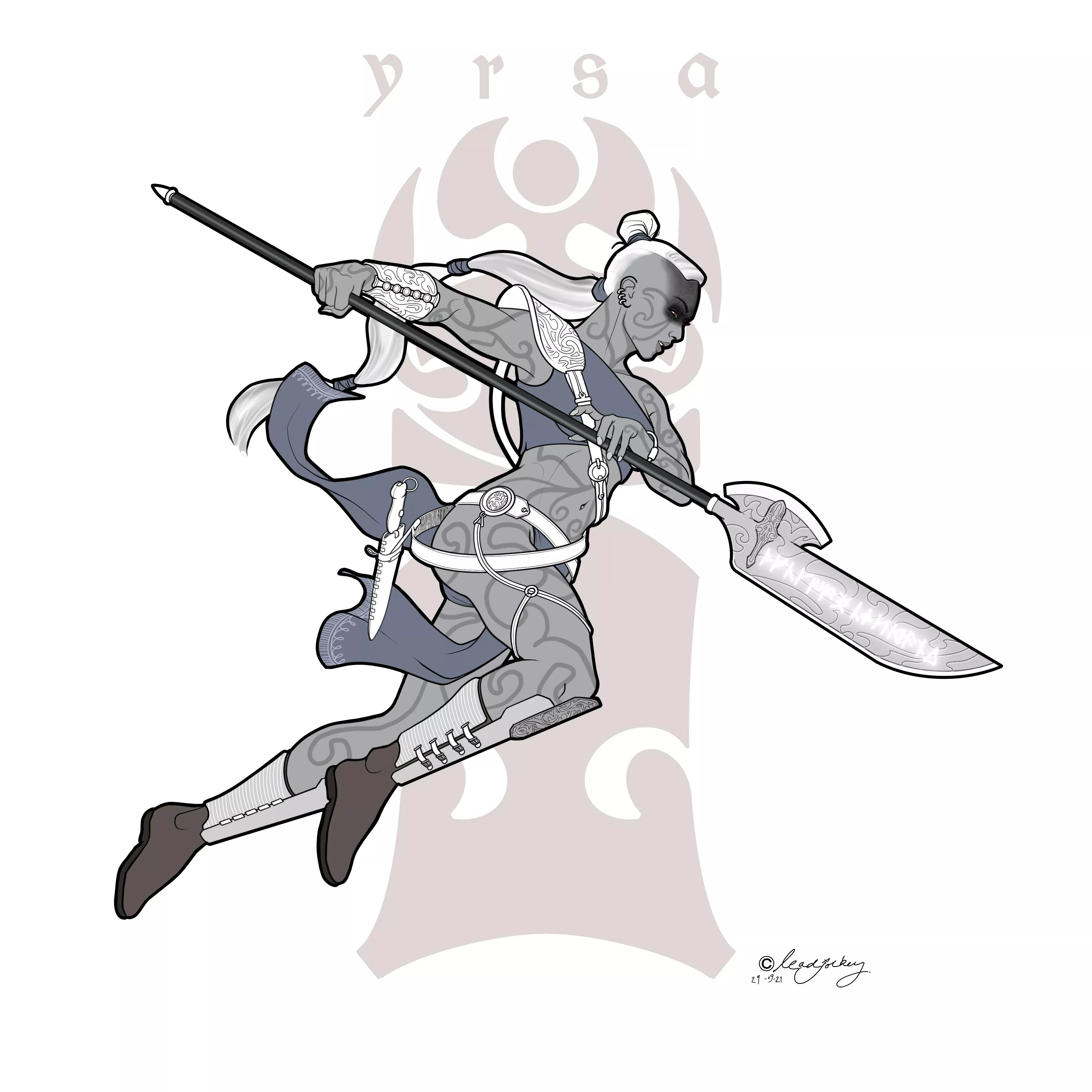 â€œYrsa, Goliath Rune Knightâ€, Me, Digital, 2021