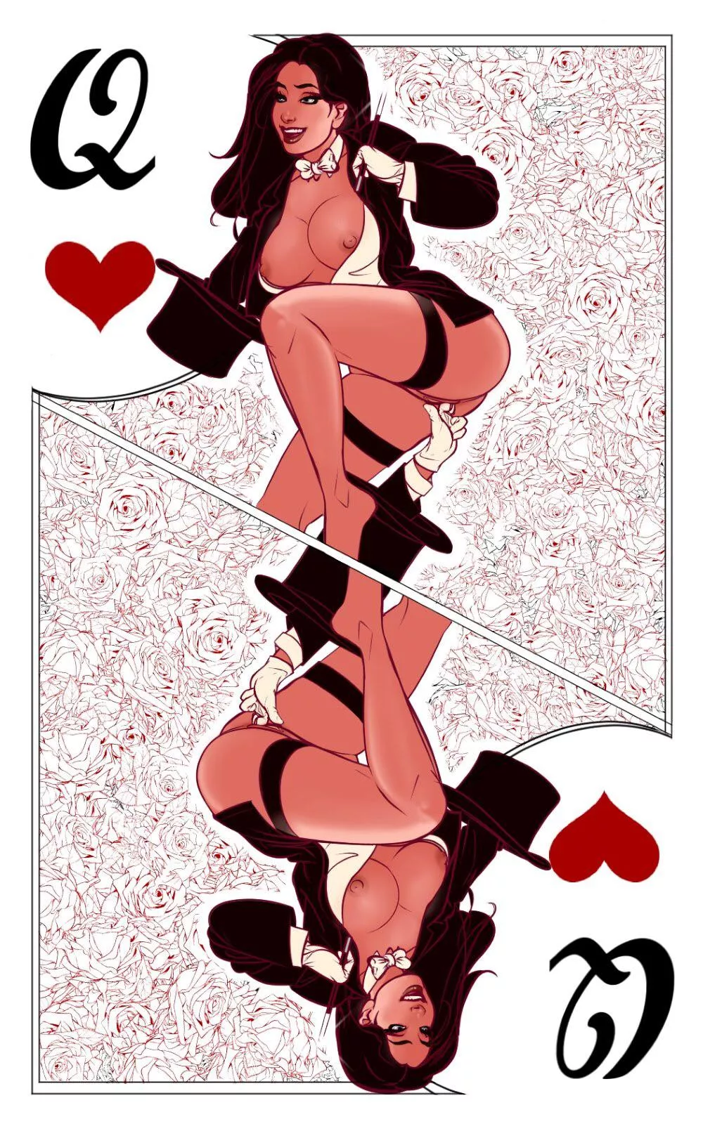 Zatanna on the Queen of Hearts