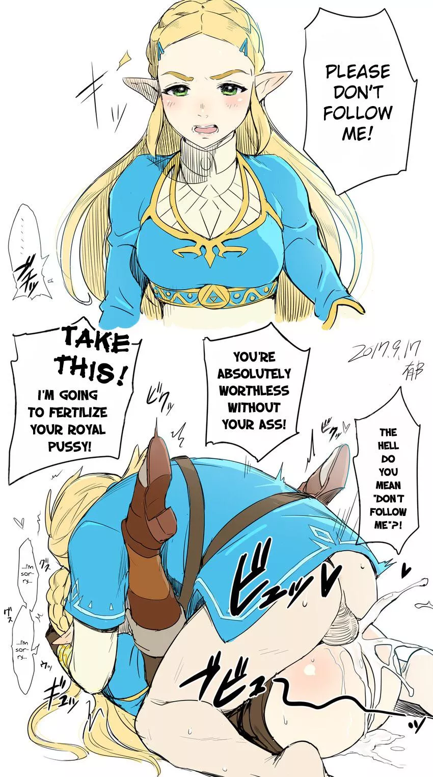 Zelda gets out in her place (Unknown artist)