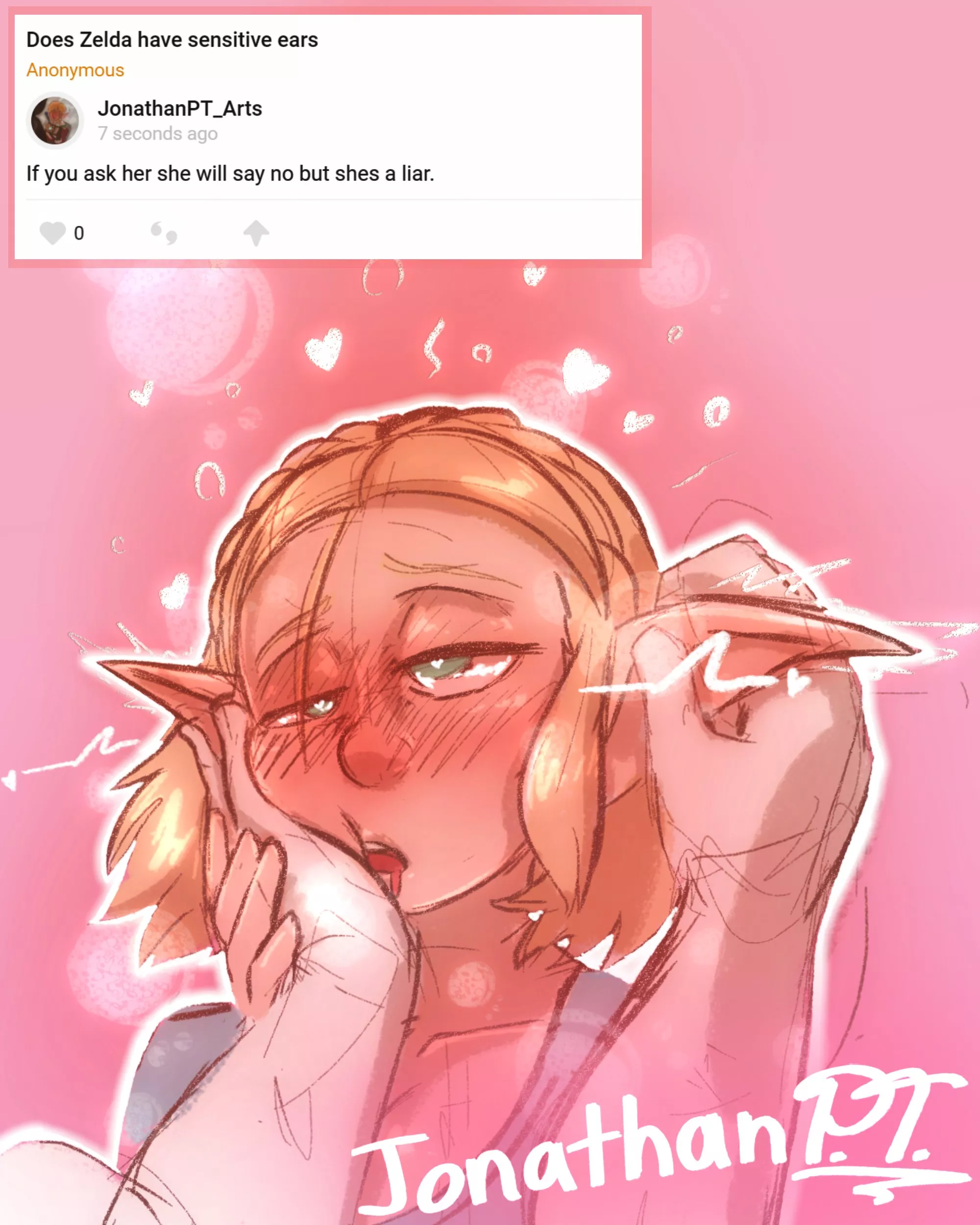 Zeldas Sensetive Ears(OC/JonathanPT)[Legend of Zelda]