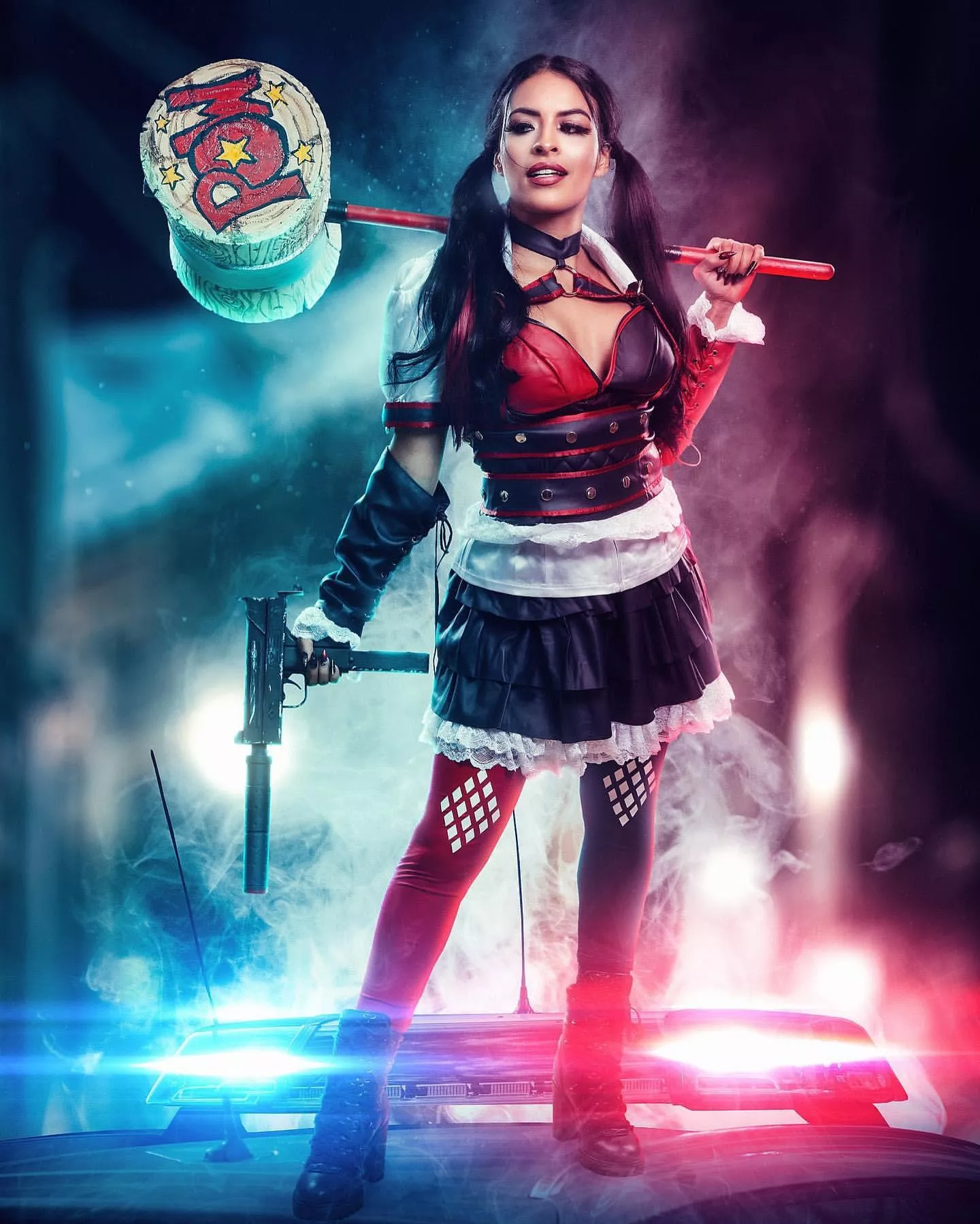 Zelina Vega as Harley Quinn ❤️🖤