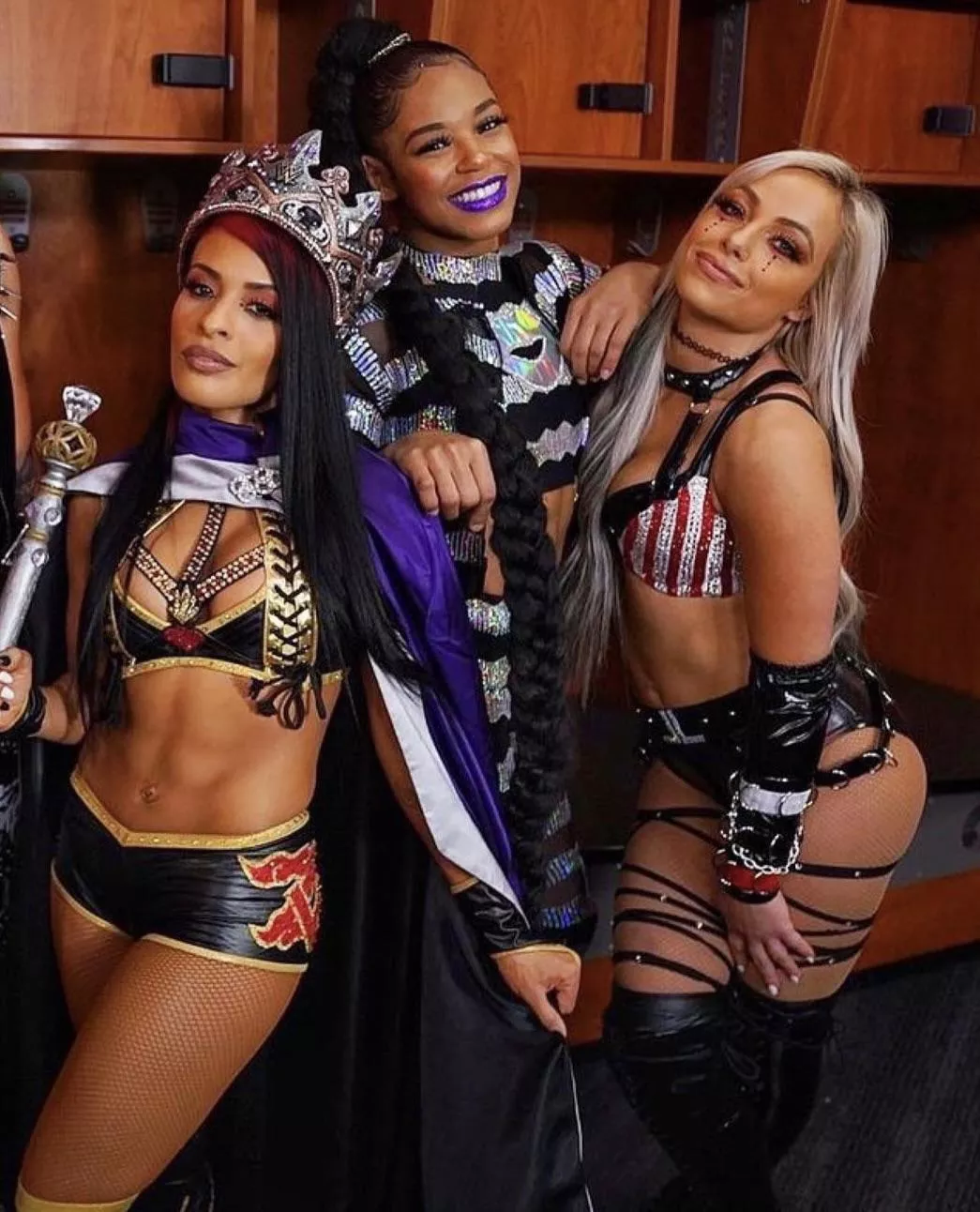 Zelina Vega, Bianca Belair, and Liv Morgan