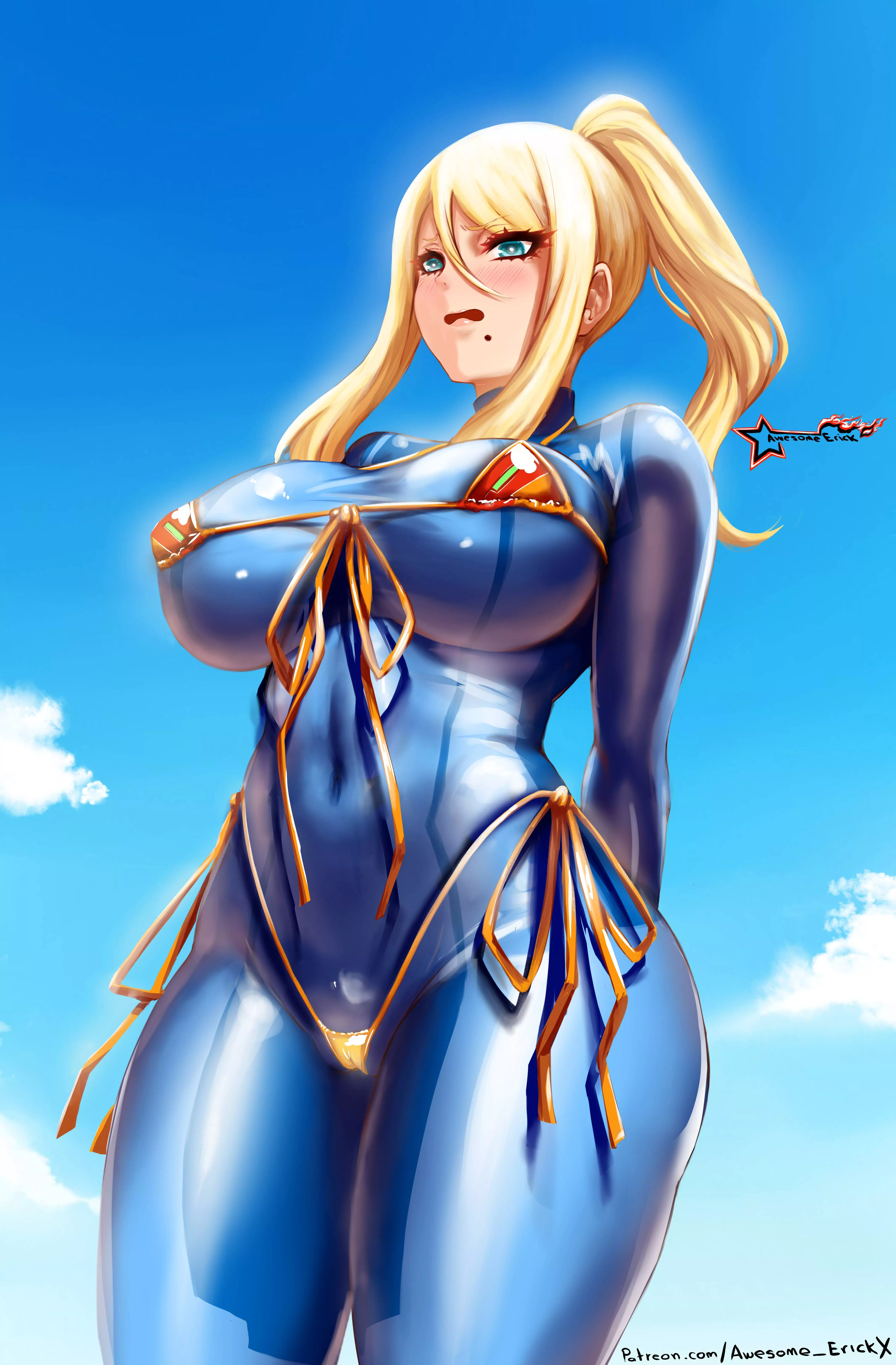 Zero Suit Samus Golden Bikini (Awesomeerix) [Metroid]