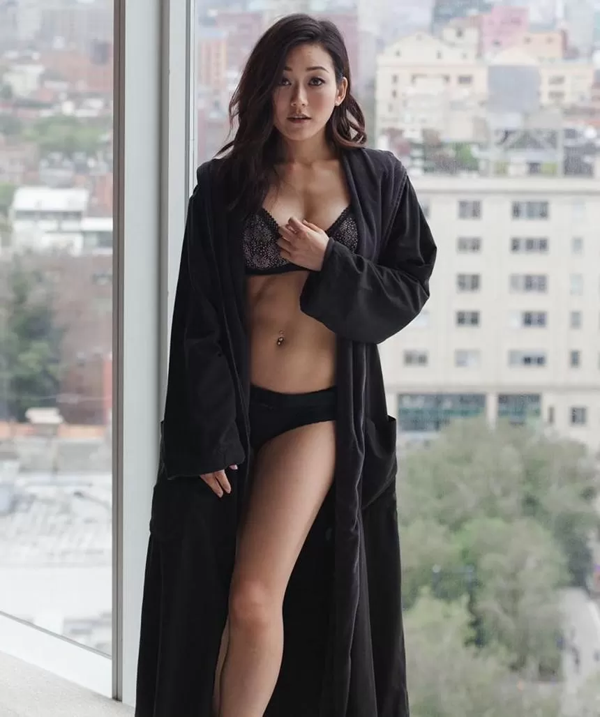 Karen Fukuhara’s got killer abs